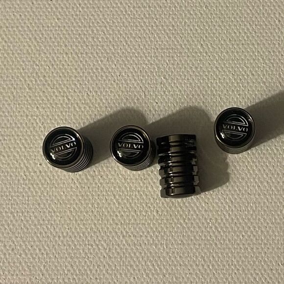 Volvo valve Stem caps in Bronze set of 4 NWT - Picture 1 of 4